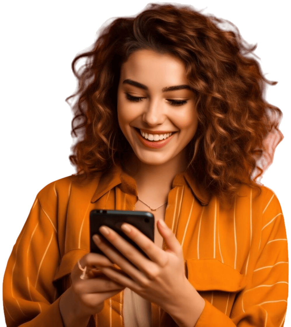 Garota antecipando seu FGTS